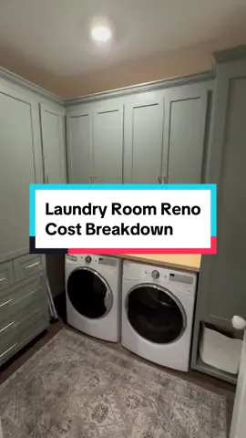How much remodeling my laundry room as a DIYer cost me