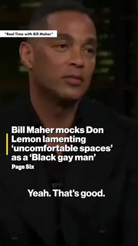 Former CNN host Don Lemon was humbled after bringing up his race and sexual orientation during a segment on “Real Time with Bill Maher” on Friday.