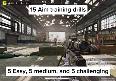 #codm #callofdutymobile different levels of aim training drills to try out