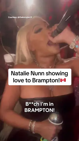 @missnatalienunn putting Brampton on the map and getting lit!🔥 Should she still check out Toronto?😂🇨🇦  #natalienunn #brampton #baddies 