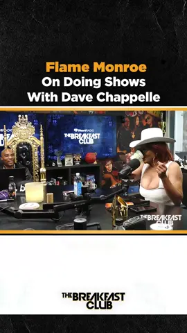 🔊 @monroeflame has been booked and busy! Flame explains what life has been like since touring w/ #DaveChappelle and the importance of understanding your lane when collaborating w/ the headliners. “Whoever tried to count me out can’t count!”- #FlameMonroe