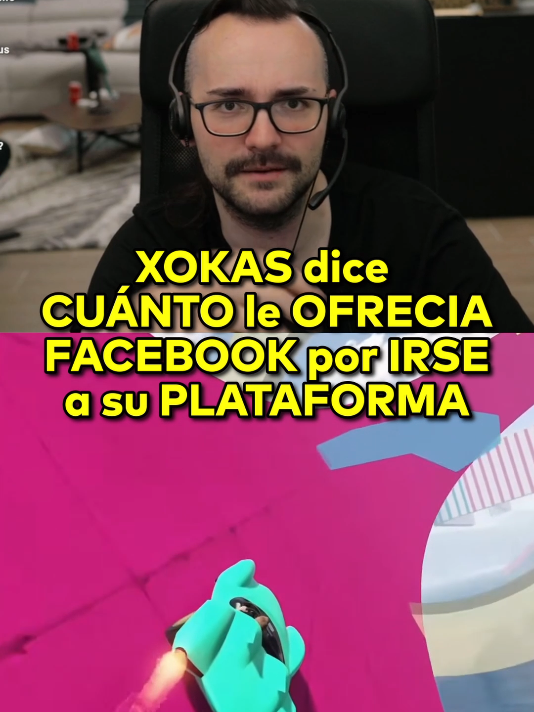 XOKAS dice CUÁNTO le OFRECIA FACEBOOK por  IRSE a su PLATAFORMA #elxokas #twitch #fyp #parati