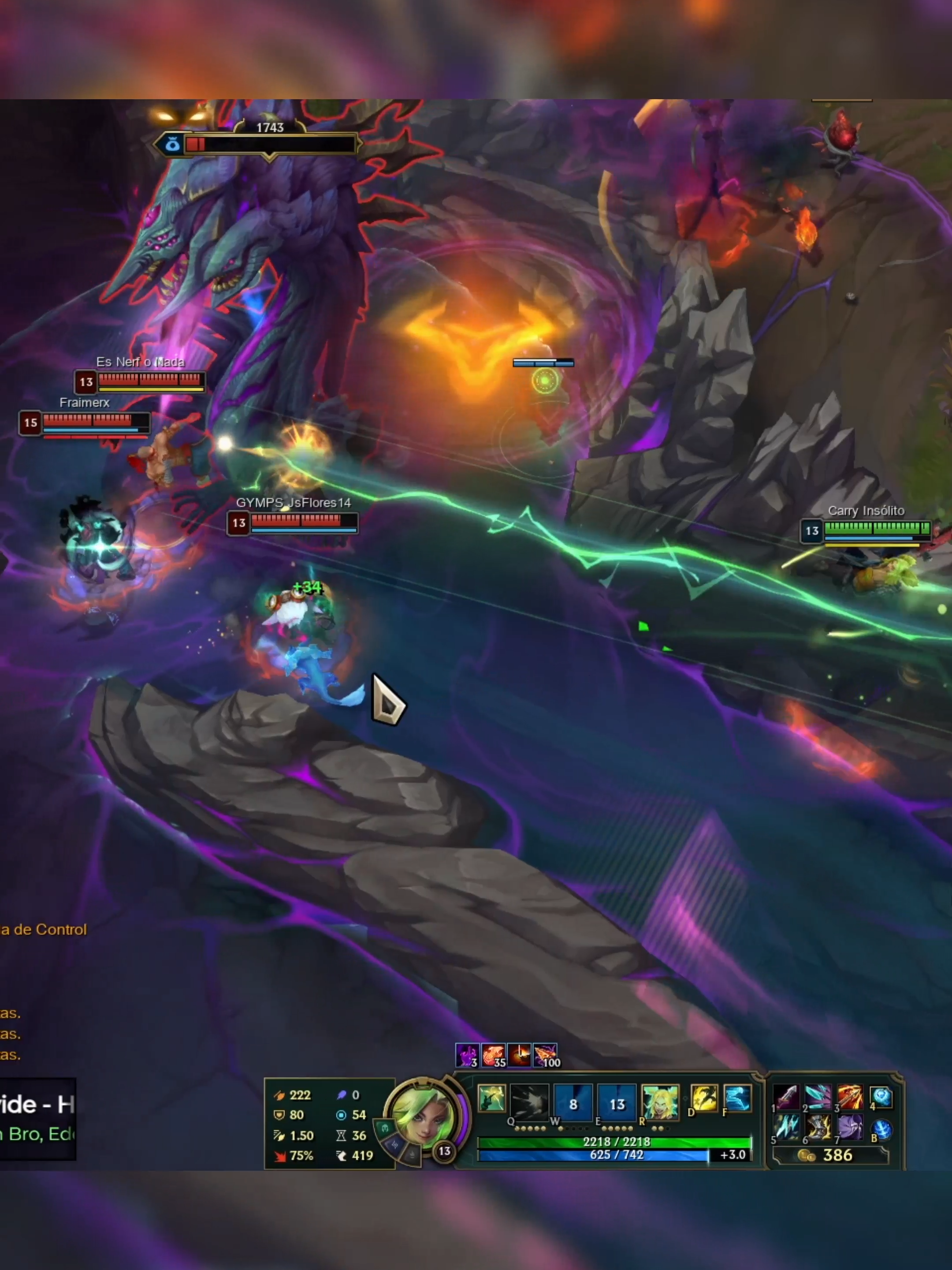 Zeri amazing robo de baron #leagueoflegends #lol #adc #adcarryinsolito