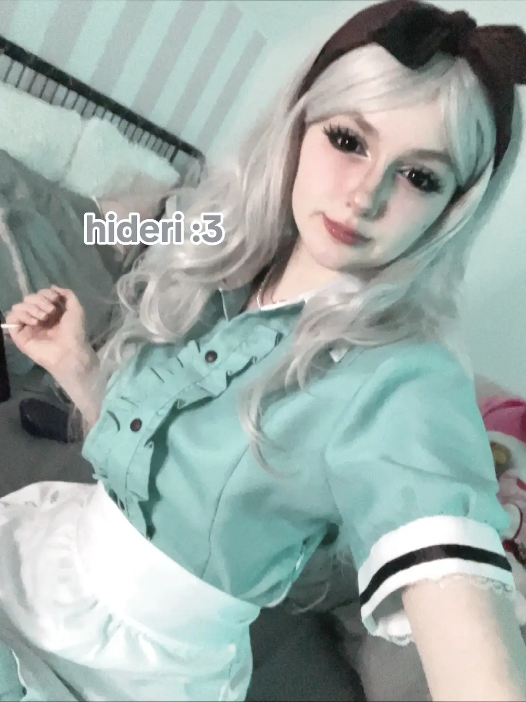 excuse to use this audio cz it always in my HEAD! 😼 #hideri #hidericosplay #blends #blendscosplay #hideriblends #anime #animecosplay #cosplay #maidcosplay 