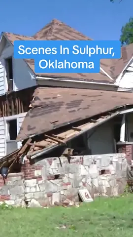 Residents of #Sulphur, #Oklahoma, are returning to devastating scenes for the first time after a catastrophic #tornado. This is what it looks like.  #weatherchannel #weather #damage #tornadowarning #fyp #heartbreaking #video #storm #sad #tv 