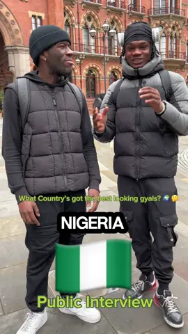 WHAT COUNTRY’S GOT THE BEST LOOKING GYALS? 🌍🤔 . . #fyp #foryou #foryoupage #viral #nigeria #interview #publicinterview 