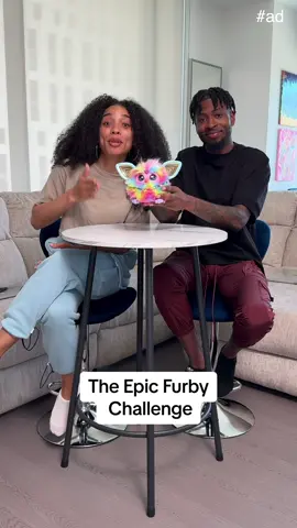 #ad we partnered up with @Furby to one up each other in compliments 🥰 We challenge you to tag your friends and share one of your best compliments with them 💕