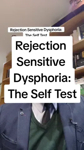 RSD occurs commonly in ASD, here is a self test to help understand if RSD may apply to you #adhd #adhdtiktok #adhdinwomen #adhdawareness #rejection #rsd #emotions #rejectionsensitivedysphoria 