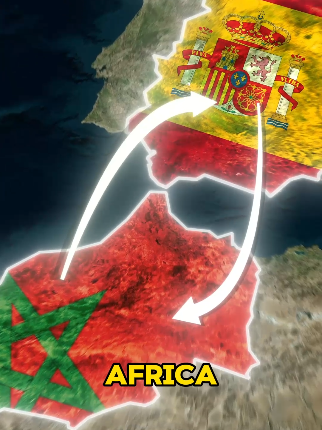 Why is there no bridge connecting Europe and Africa ? #usa  #europe #africa #4u #geography #spain #uk