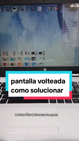 voltear pantalla en Windows , cuando la combinación de teclas no te da solución control más alto y flechas recurres a las configuraciones 