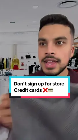 Say “No” to this when shopping ❌💳   #shopping #credit #interest #store #storecreditcards #creditcard #storecredit 