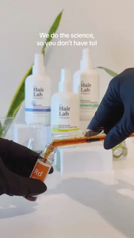 We do the science so all you have to do is find your formula and mix your doses! 👩‍🔬🧪🥼 It only takes 2 minutes to find the right formula for YOU 🙌 Take The Hair Lab test to figure out your combination (you know where to find the 🔗 😉) #thehairlab #haircare #hairtok #hairinspo #hairscience #hairgoals #haircaresmoothie #science #hairtips #leaveinconditioner 
