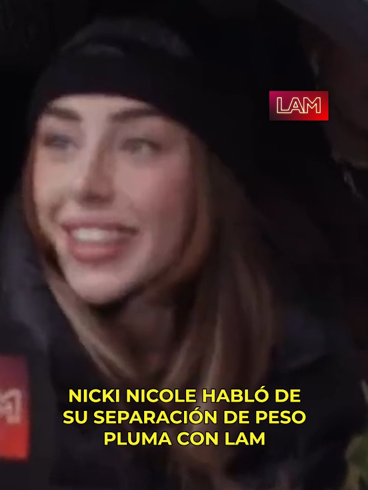 #NickiNicole habló de su separación de #PesoPluma  #LAM en AméricaTV.