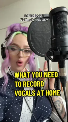what do you need to record vocals at home? high quality & beginner friendly audio equipment recommendations for musicians learning to record in a home studio🎶 #musician #producer #engineer #audioequipment #microphone #condensermicrophone #audiotechnica #behringer #recordingstudio #athomestudio #audiointerface 