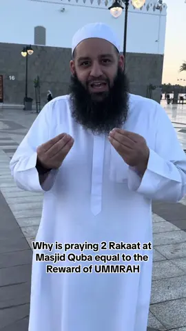 Sheikh Abu Bakr Zoud explains the reason behind praying 2 rakaats at Masjid Quba and the reward of Ummrah. #islamicreminder #islam #islamicteachings #islamicvideo #sheikhabubakrzoud #masjidquba 