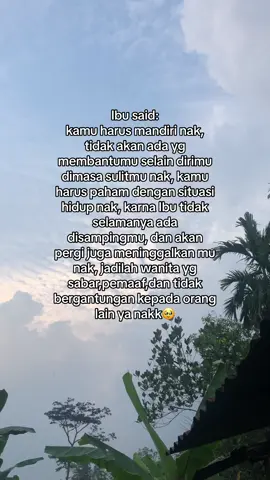 Mamah harus janji ya jangan tinggali aku sendirian❤️#fyp #sadvibes #viral #xyzbca #ibuhebat 