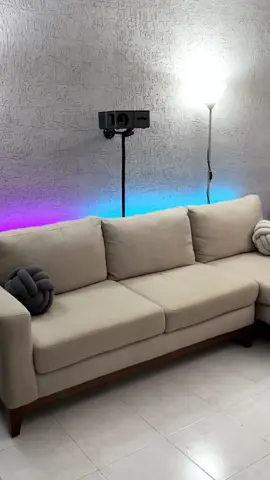 Luz Led al sofa de mi casa 🤯 #alexa #luzled #Home 
