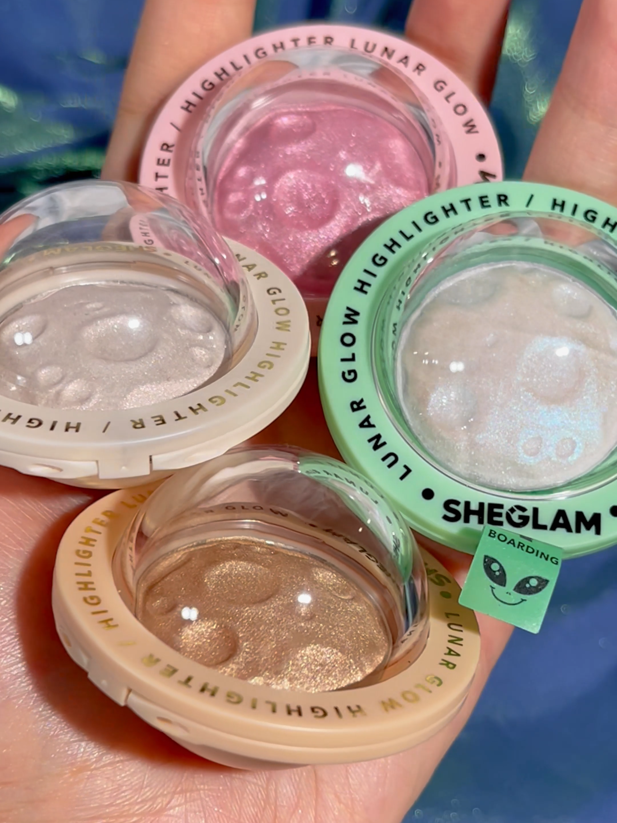 Loved our OG Lunar Glow Highlighter? 🤔 Here are three new shades that you'll instantly fall for! 💖 (ID 33865588) #sheglam #sheglammusthaves #sheglamlunarglow #glow #highlighter #glammakeup #makeup