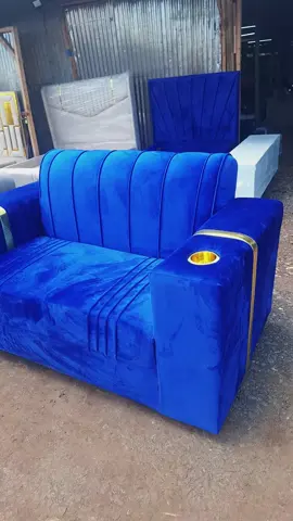 Royal blue 2 seater couch @ 28k 3_2 @ 55,000ksh  pay on delivery if within Nairobi and its environs #kenyantiktok #2024 #fyp #Viral #nairobitiktokers #furniture 