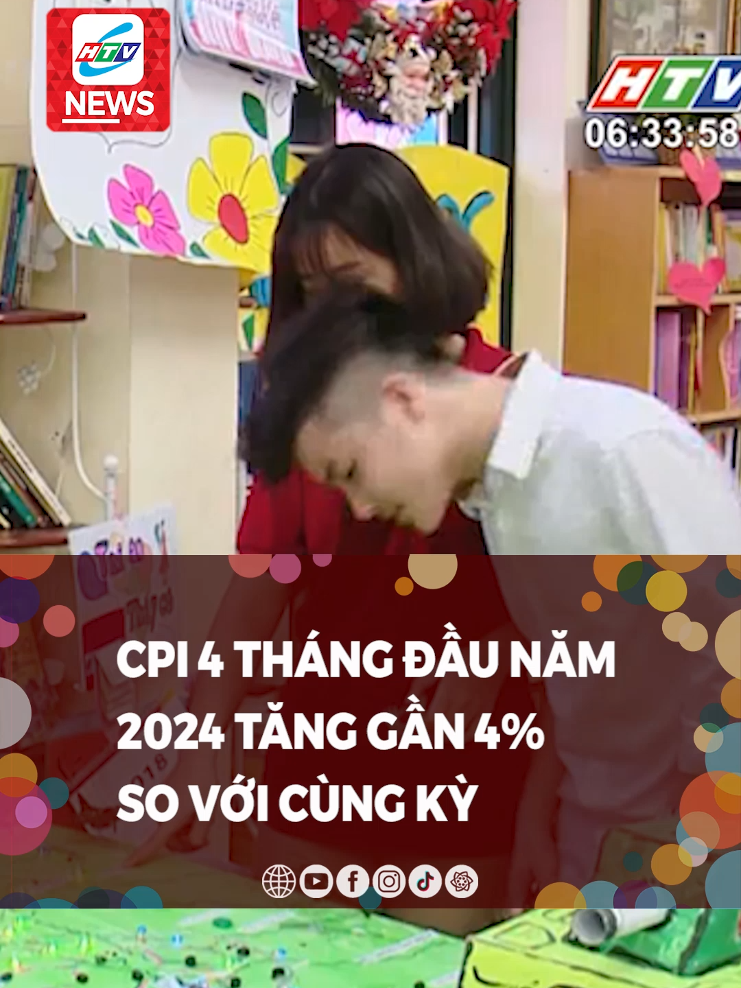 CPI 4 tháng đầu năm 2024 tăng gần 4% so với cùng kỳ #HTV #HTVC #truyenhinhHTVC #HTVCnews #HTVCtintuc #tiktoknews #tinnong