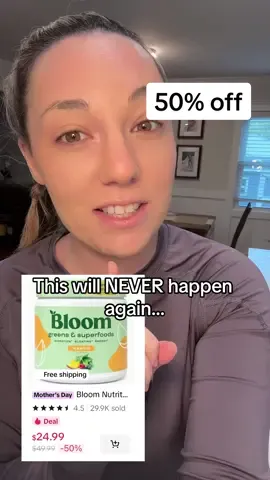@Bloom Nutrition such a great deal for #mothersday #bloomcoupon #bloomdeal #bloomnutrition 