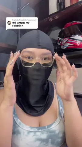 Replying to @Sneakblizz check out na mga bossing!  #balaclava #balaclavagirl #balaclavasquad #fullface #fullfacemask #rockbros @rockbros--ph 