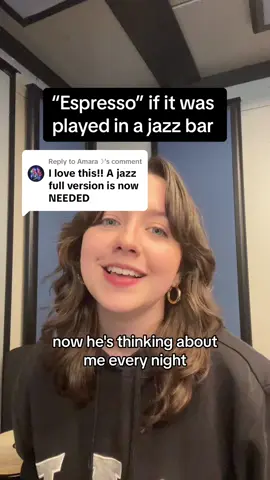 Replying to @Amara ☽ FULL VERSION☕️ #espresso #espressojazzversion #espressomartini #bbcradio1 @Sabrina Carpenter @BBC Radio 1 @gregjames 