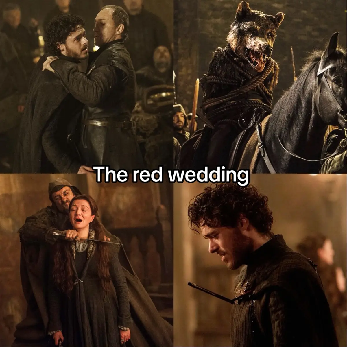 Arya revenge was one of the obly good things about the later seasons😭 #aryastark #theredwedding #robbstark #catelynstark #gameofthrones #fyp #jonsnow #daenerystargaryen #houseofthedragon #teamblack #teamgreen #rhaenyratargaryen #alicenthightower 