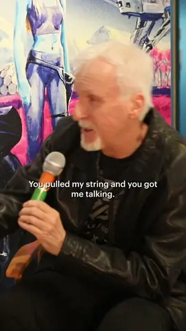 James Cameron tells us how his 1978 sci-fi short-film, Xenogensis, informed the rest of his career. The interview was captured at the Cinémathèque Française in Paris. The Art of James Cameron, the first major exhibition dedicated to Cameron in a complete retrospective of his work, runs until January 5, 2025.  #fyp #foryou #filmtok #movietok #letterboxd #movie #film #interview #jamescameron 