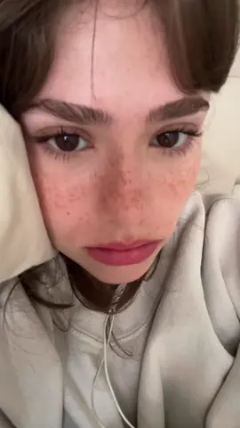a very tired girl