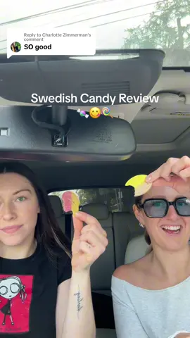 Replying to @Charlotte Zimmerman our slightly underwhelming review 🍭 #swedishcandy 