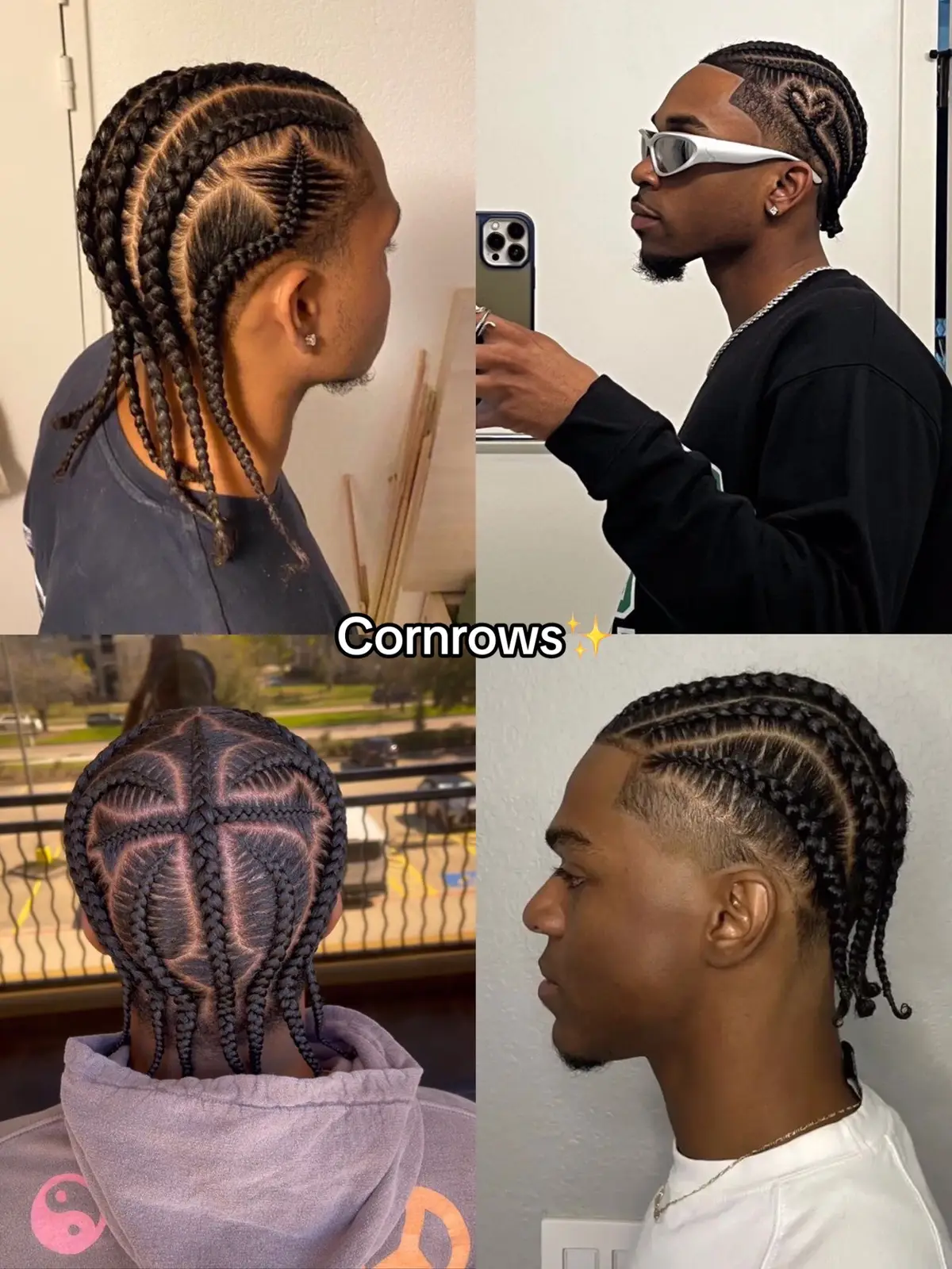 Men styles✨ #hairstyles #menstyle #cornrows #locs #coily #afro #afrohair #curlyhair #twist #wavecheck #bantuknots #twistout #popsmokebraid #buzzcut #manbun #mullet #menbraids #taperfade #braidswithbeads #bald #baldmen #blackmen #BlackTikTok #fypシ #foryou #foryoupage #viral #viralvideo 