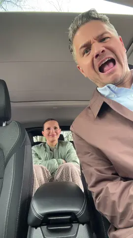 Just a little tik tok between takes 🚗 @hollyoaks @David Ames 