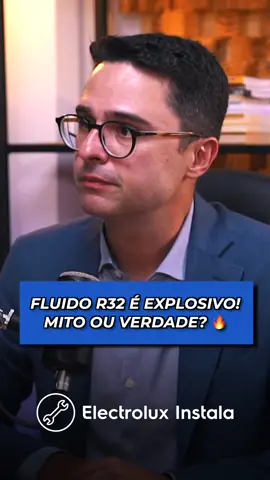 Fiz um podcast com o Patrício e falamos sobre o fluído R32 ser explosivo! Será um mito ou verdade? Vem conferir! #publi #podcast #electrolux #fluidoR32