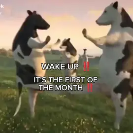 it’s the first of da month🐄🤯 #wakeupitsthefirstofthemonth #fyp #foryou #trendingsong #trendingvideo #creative 