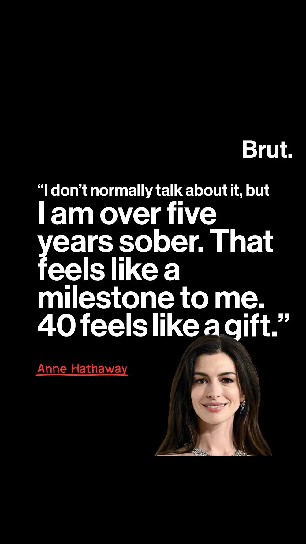 While promoting her film, “The Idea of You,” Anne Hathaway revealed an important milestone in her life. “There are so many other things I identify as milestones. I don’t normally talk about it, but I am over five years sober,” the actress said. Hathaway quit drinking after a bad hangover in 2018, she said on the “Ellen DeGeneres Show.” The Oscar winner also spoke about turning older and said, “Forty feels like a gift.” Credit: Evan Agostini/Invision/AP