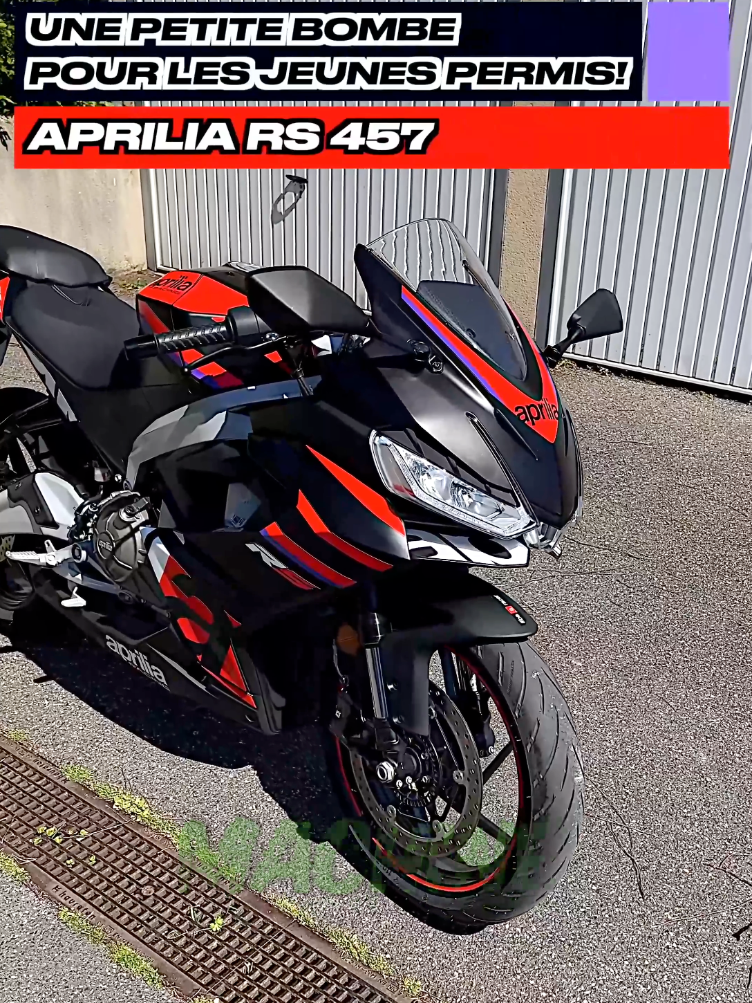 🚀🇮🇹La RS 457 est une MINI RS 660, et c'est lourd!! #apriliars457 #rs457 #aprilia #moto #bikelife #france