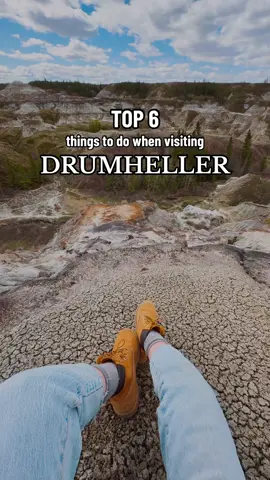 SAVE for later - Top 6 places to visit if you are planning a day trip to Drumheller! 😍  Here are some suggestions of must-see spots that are within the vicinity of downtown Drumheller:  🏜️ Horsethief Canyon: Located 16km from town, this stunning canyon awaits. You might even be lucky to spot some Richardson’s Ground Squirrels! 🌄 Horseshoe Canyon: Only 17km away lies this rugged gem, where you can spend the day exploring the canyon - had so much fun at this one! 🏞️ Willow Creek Hoodoos: Just a short 20km drive to this spectacular site to see the famous Hoodoos! 🍻 Last Chance Saloon: kick back, relax, and stop for a bite to eat 12km from Drumheller at this saloon. 🌉 Star Mine Suspension Bridge: Just 18km away this suspension bridge leads you to some breathtaking views. 🦕 Royal Tyrrell Museum: Dive into the past 6km from downtown, this museum is full of incredible history and highly recommended!  Let me know if I should have added any others to the list 😊 #travelcanada #travelalberta #drumheller 