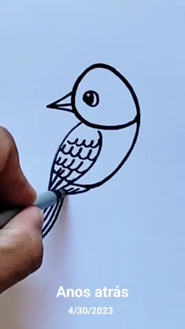 #FalaGalvao #anosatrás como desenhar um pássaro 