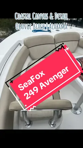 Its been forever since I posted any upholstery content…enjoy 😎 #happyfishing #seafoxboats #marineupholstery #spradlingvinyl #upgrade #readyforsummer @nautistitchbitch 