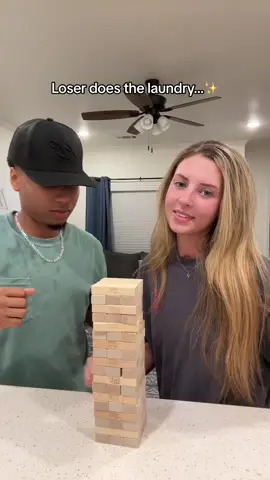 Trigger warning we played this game so wrong 😂😂 #mianwaylon #games #couples #GameNight #jenga #couplecomedy 