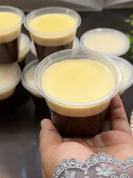 Pudding lembut vla creamy. #pudding #pudingcoklat #puding #pudingvla 