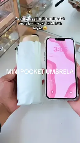 This mini pocket umbrella is a must have! Very handy and durable and it fits sa tiny bags natin 🫶🏼#miniumbrella #minipocketumbrella #pocketumbrella #umbrella #miniumbrellafolding #miniumbrellatiktok 