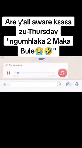 Are y'all aware ksasa is  Thursday 