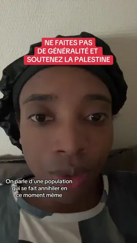 Faire des généralités explique et rassure, excuse et légitime la haine envers les autres. Prétendre prévenir des attaques en anéantissant tout un peuple ? Si cela devait fonctionner comme ça, nous serions tous en guerre à l'heure actuelle. Ça garantirait seulement une destruction mutuelle. #palestine #activism #tiktokfrance #pourtoi #viral #fyp  #