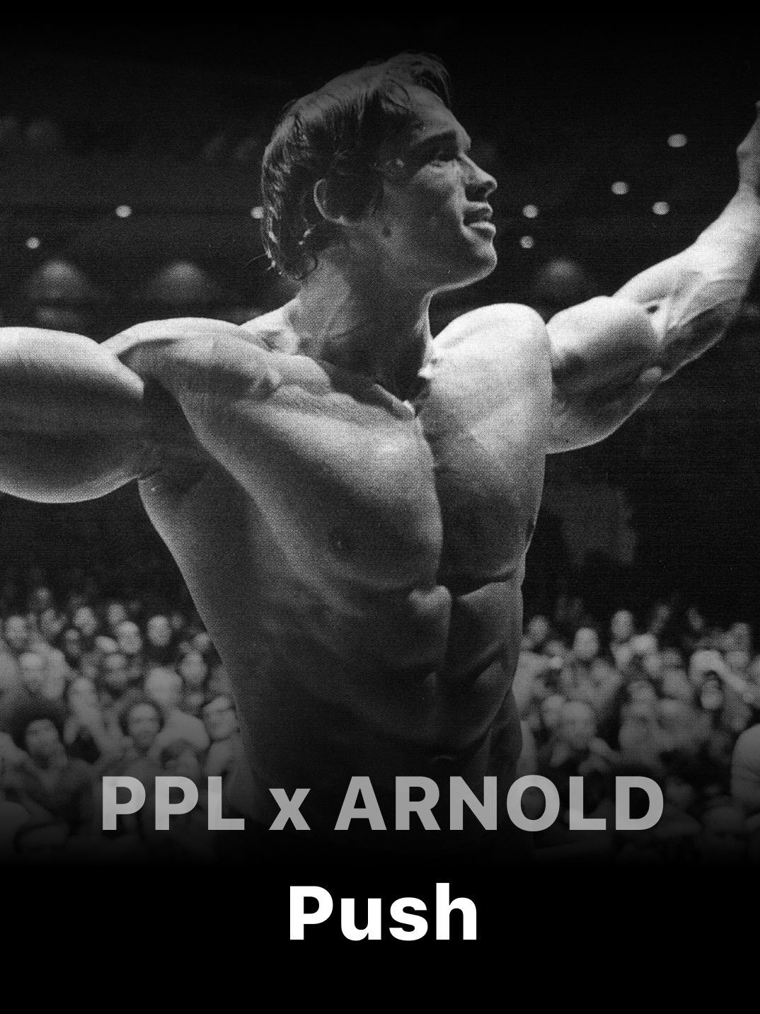 PPL X Arnold Split - Push 1️⃣ Barbell Incline Bench Press: 5 sets 2️⃣ Triceps Pushdown: 4 sets 3️⃣ Cable Standing Fly: 4 sets 4️⃣ Cable Standing High Cross Triceps Extension: 3 sets 5️⃣ Seated Lateral Raise: 4 sets 6️⃣ Lever Seated Fly: 3 sets