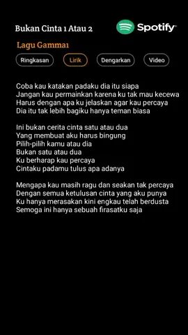 #bukancinta1atau2 #liriklaguviral #sportify #layrics_songs #berandafyp #berandatiktok #firaltiktok #layrics 
