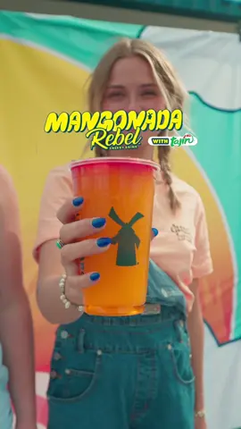 Summer’s headliner Mangonada is back! … and brought some new friends. 🥭Mangonada Rebel™ energy drink - Topped with strawberry fruit and a hint of Tajín®  🌴Churro Freeze - Blended caramel coffee with cinnamon sugar Soft Top and churro bits  @TajinUSA Official Account 