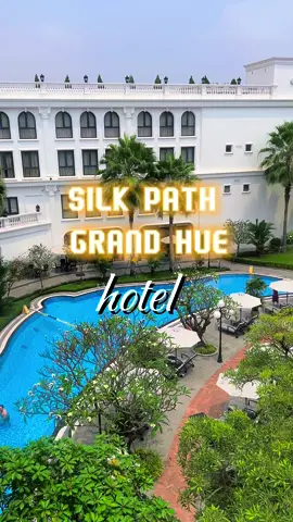 Silk Path Grand Hue hotel - DẤU ẤN VÀNG SON NƠI CỐ ĐÔ. #linhbellatravel #xuhuong #fypシ #silkpathgrandhue #silkpath #hue #huehotel #trend #khachsanhue 