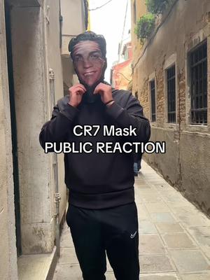 I got the Mask from the link in bio🔥 #cr7 #cristianoronaldo #public #reaction